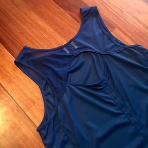 NWOT Large Royal Blue Athletic Mesh Tank Top